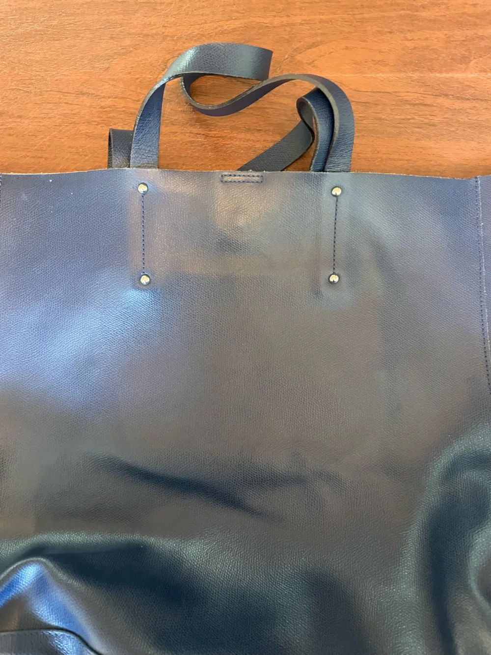 Pulicati Women's Blue Leather Bag - Picture 5 of 6